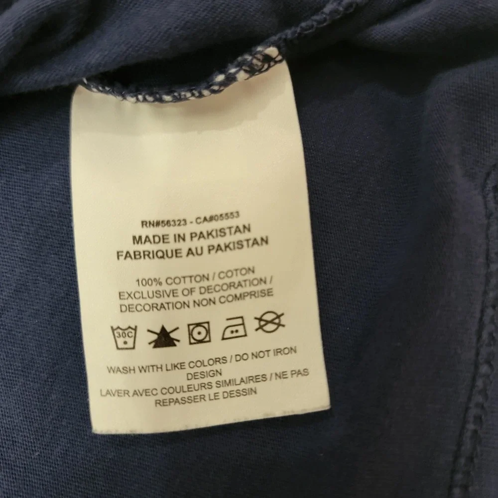 Nike Mens Swoosh Logo Graphic T-Shirt Navy Blue XXL DZ5171-410